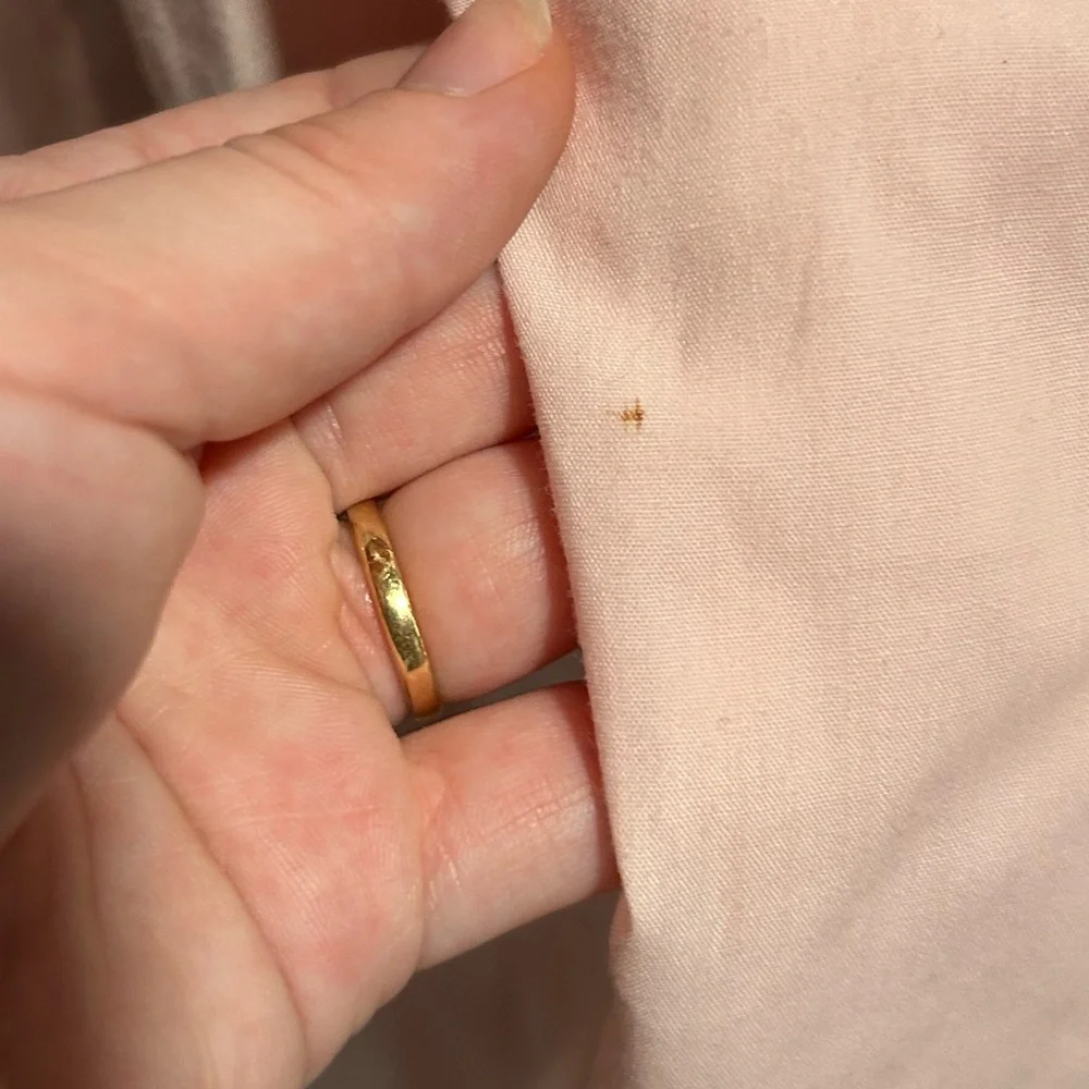 Pink Vintage A-Line Tea Length Collared Button Up Dress with Gray Ribbon Belt - Picture 6 of 8